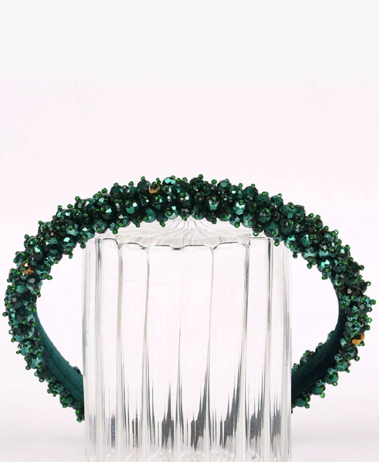 Crystal Emerald Hair Crown